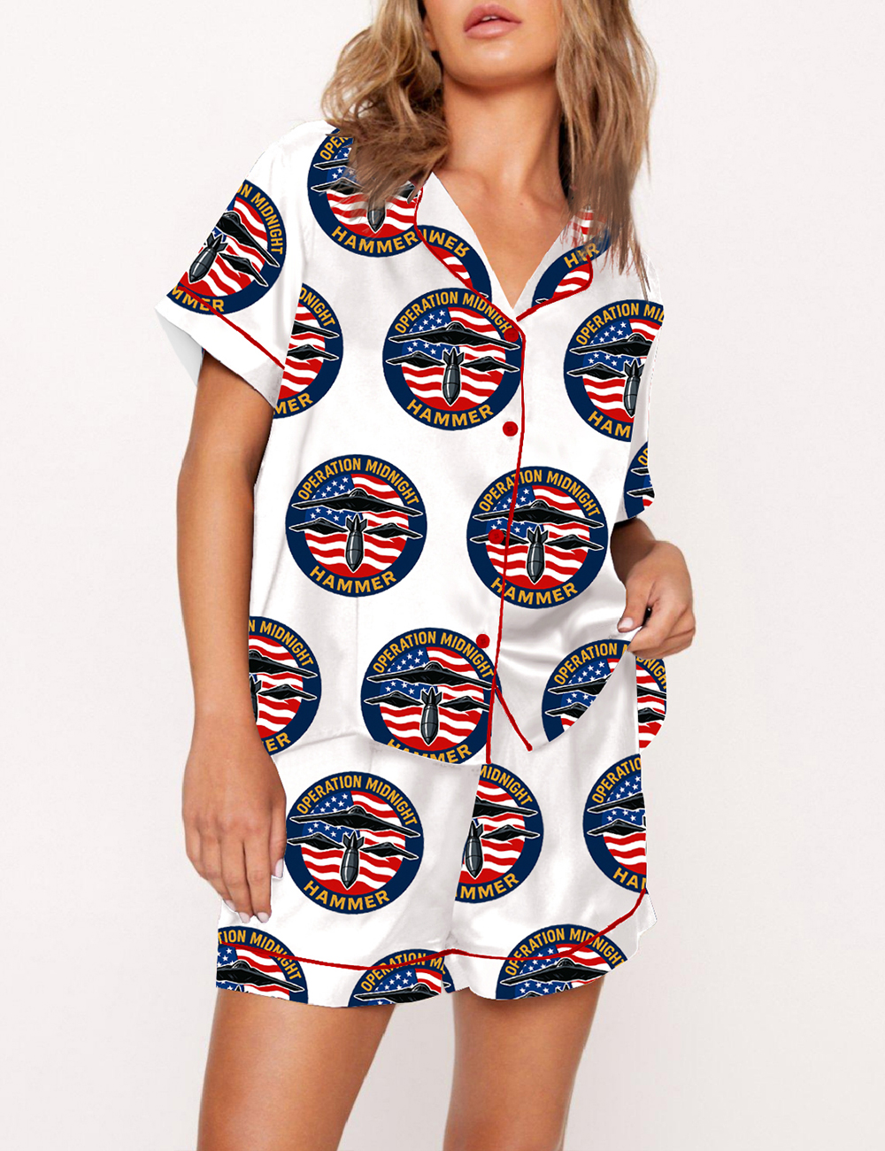 Women's Operation Midnight Hammer Military Pajama Set