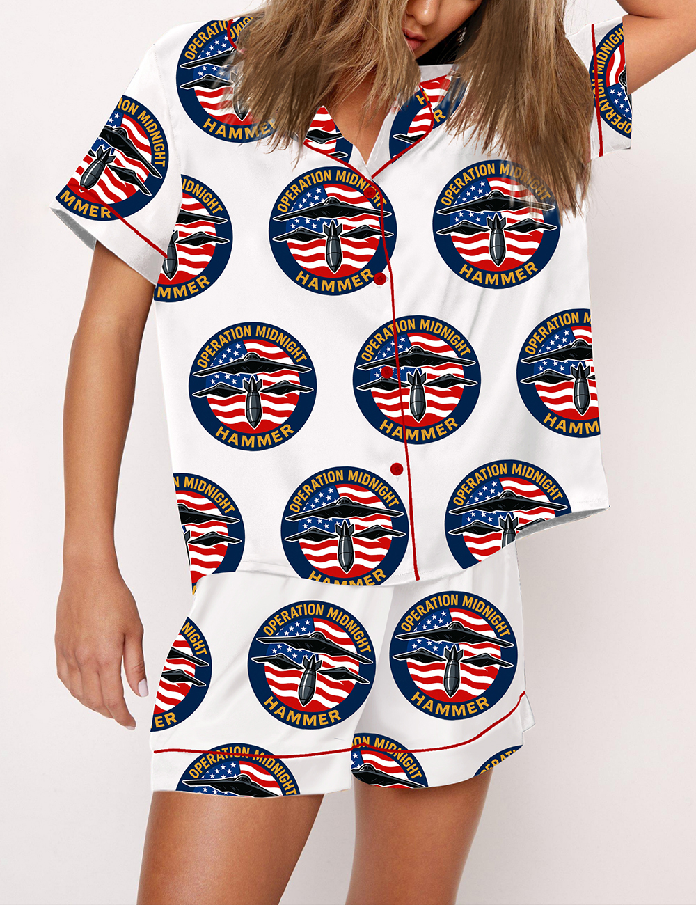 Women's Operation Midnight Hammer Military Pajama Set