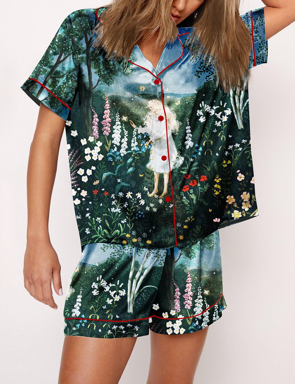 Women's Girl In The Forest Pajama Set