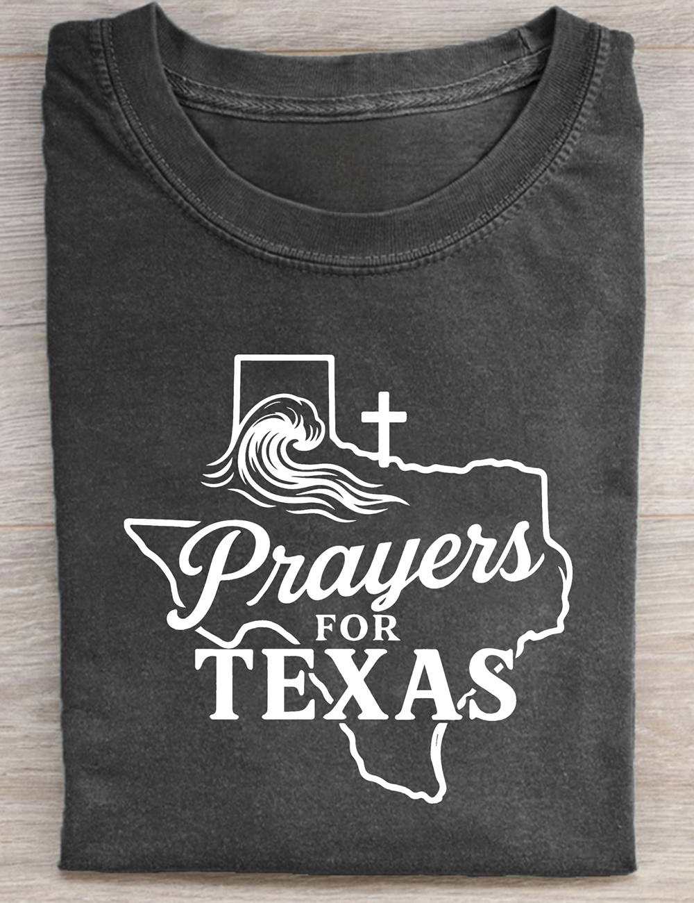Texas Strong Cross Pray For Texas T-Shirt