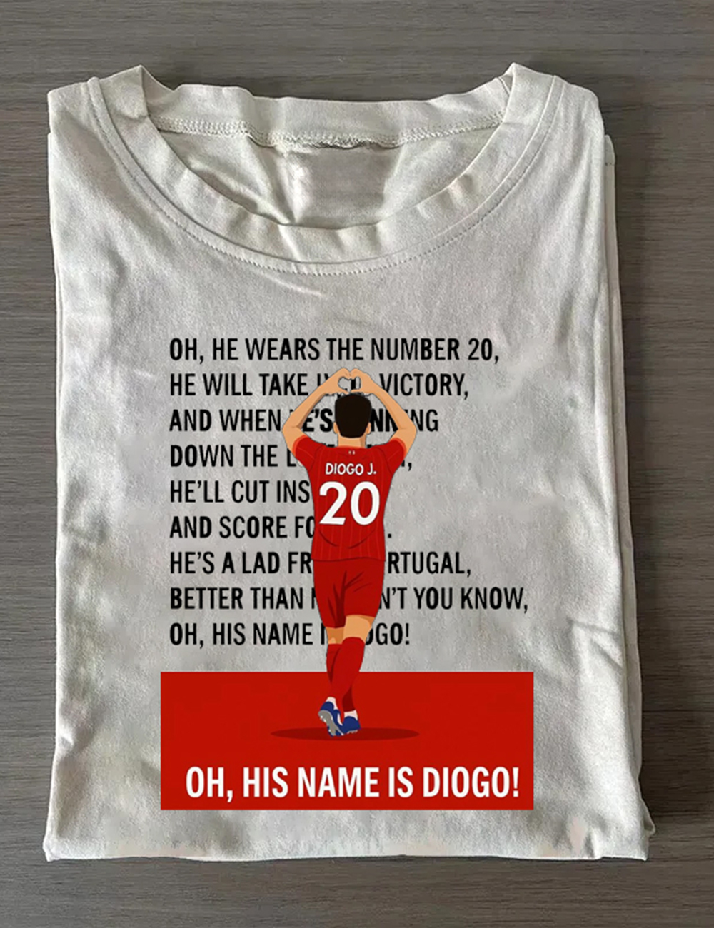 Diogo Jota Liverpool FC Fan T-Shirt