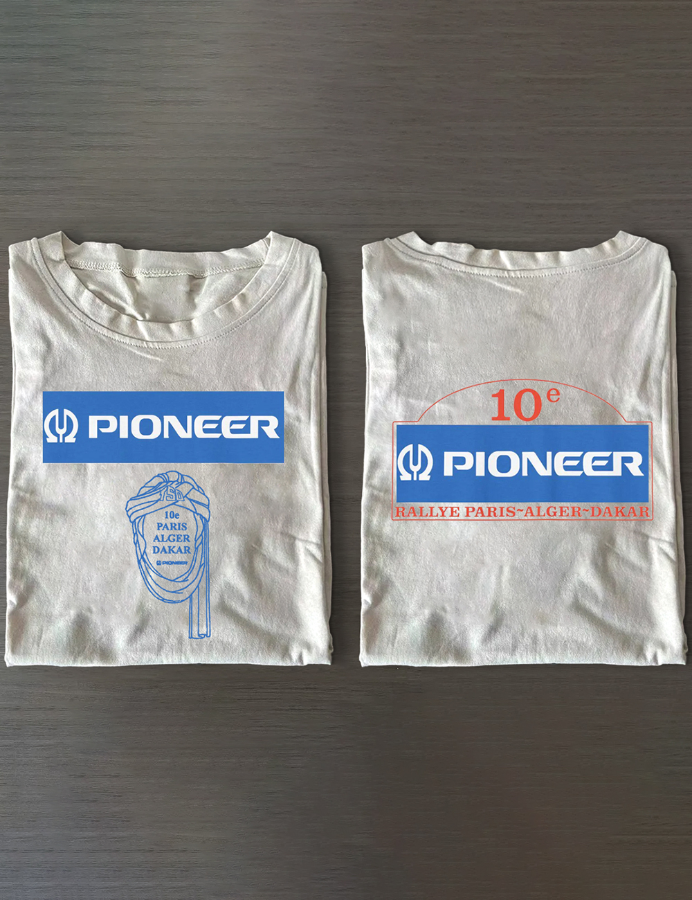 Pioneer Dakar F1 Movie Brad Pitt Group B Rally Paris Alger Dakar T-Shirt