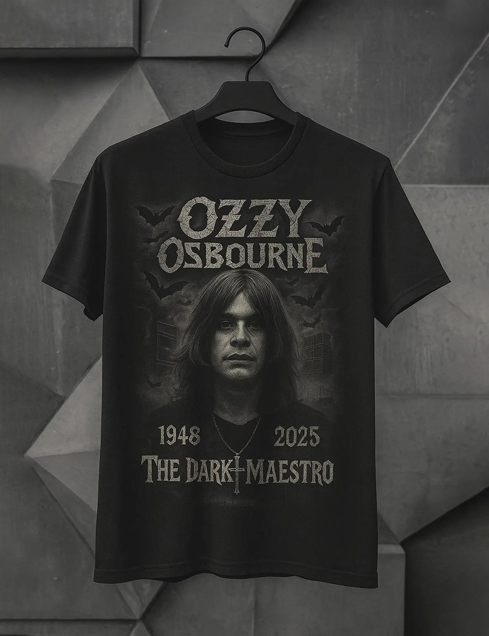 Ozzy Osbourne Rest In Power Prince Of Darkness Memorial T-Shirt