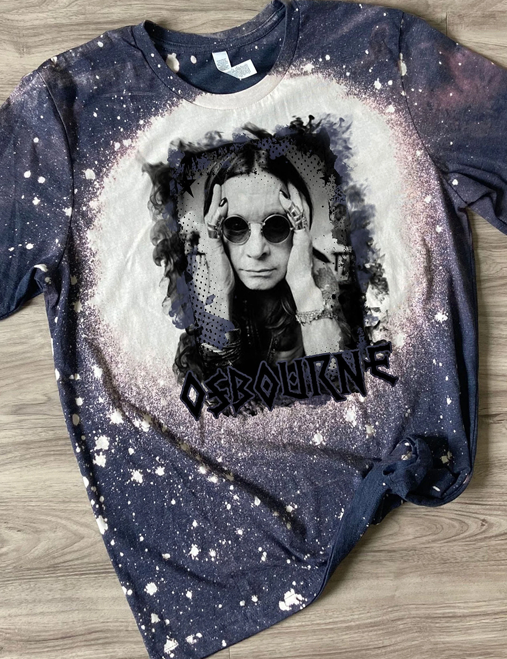 Ozzy Osbourne Rock And Roll Bleached T-Shirt