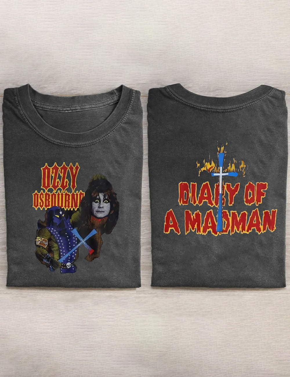 Vintage Graphic 1982 Ozzy Osbourne Diary Of A Madman T-Shirt