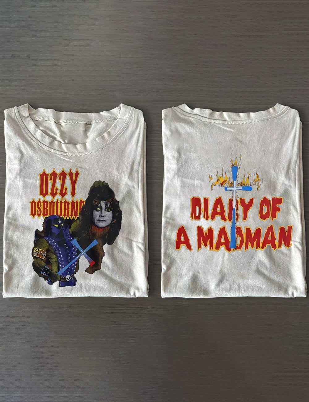 Vintage Graphic 1982 Ozzy Osbourne Diary Of A Madman T-Shirt