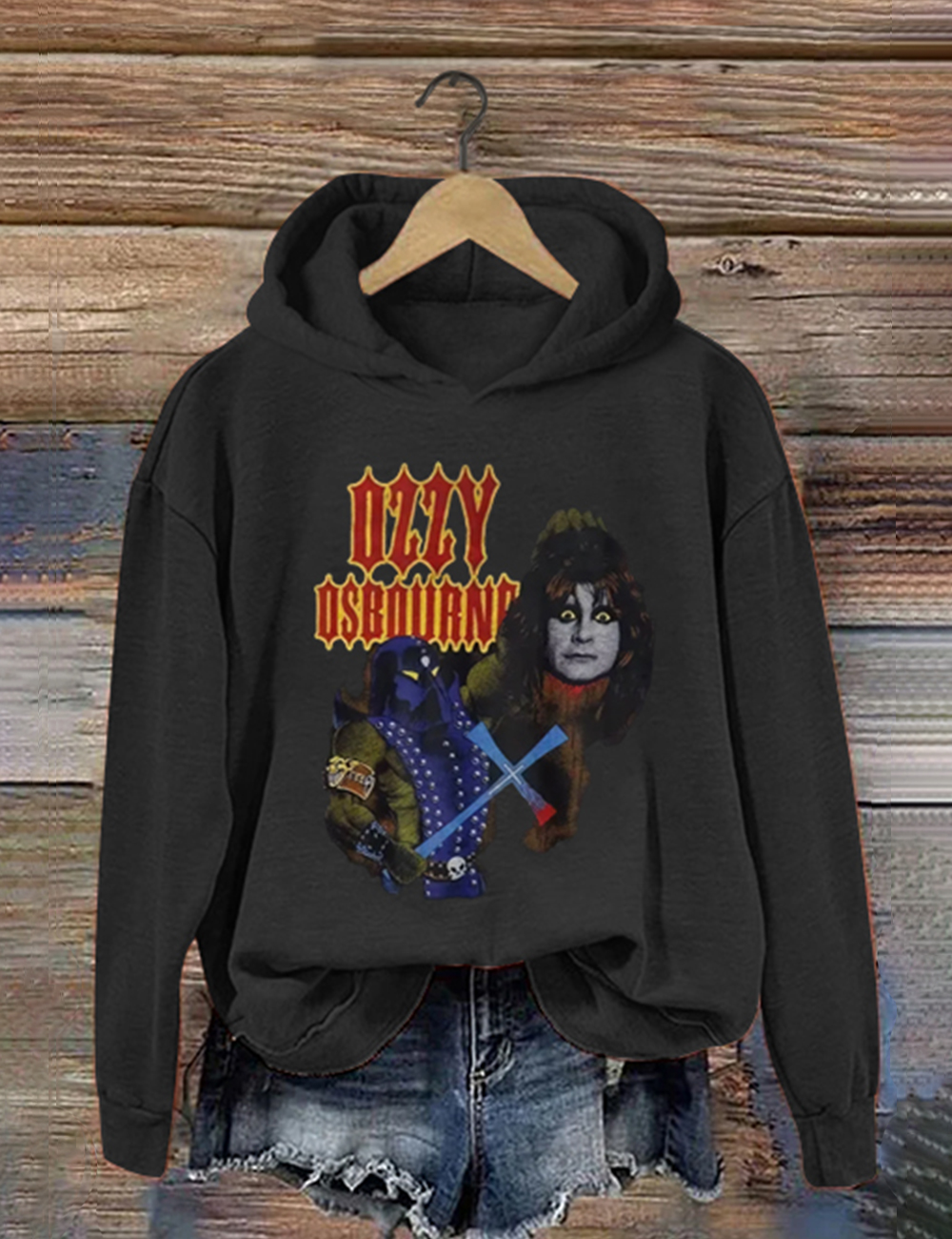 Vintage Graphic 1982 Ozzy Osbourne Diary Of A Madman Hoodie