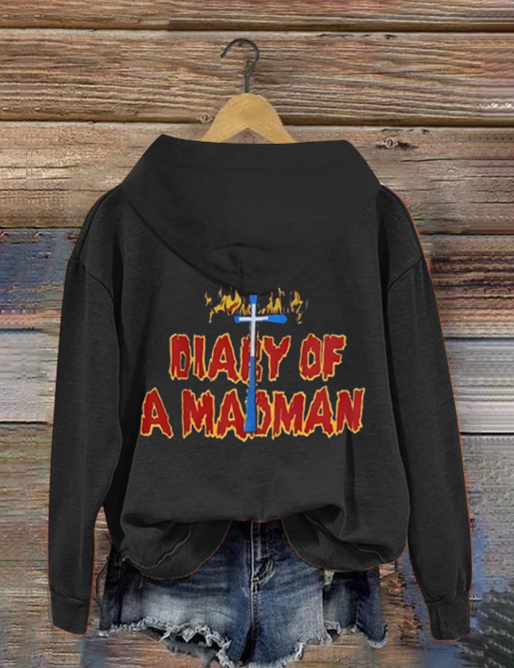 Vintage Graphic 1982 Ozzy Osbourne Diary Of A Madman Hoodie