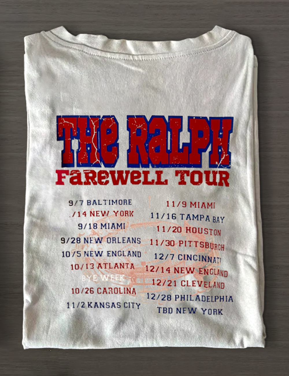 Buffalo Football The Ralph Farewell Tour Let’s Go Buffalo T-Shirt