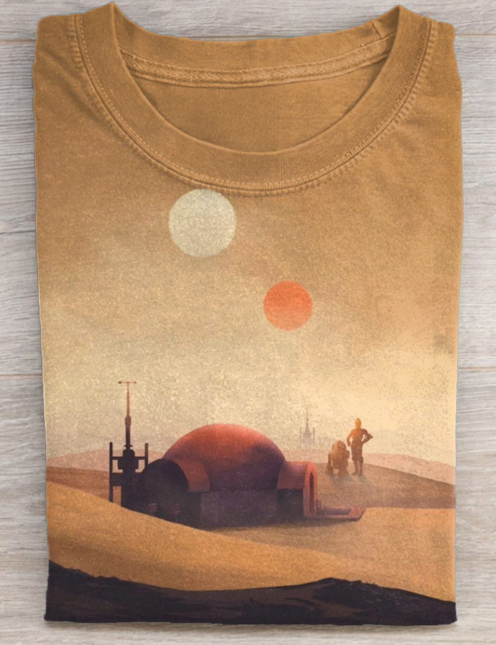 Star Wars Tatooine Art T-Shirt