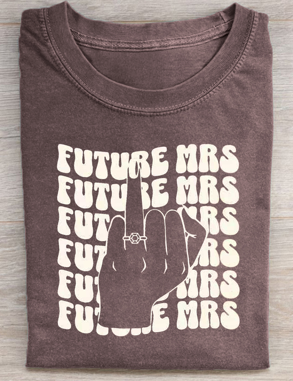 Retro Bachelorette Bridel Future Mrs T-Shirt