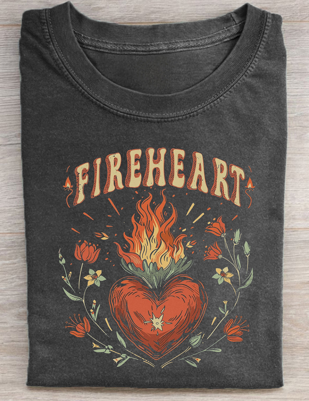 Vintage Fire-heart To Whatever End Throne Of Glass T-Shirt