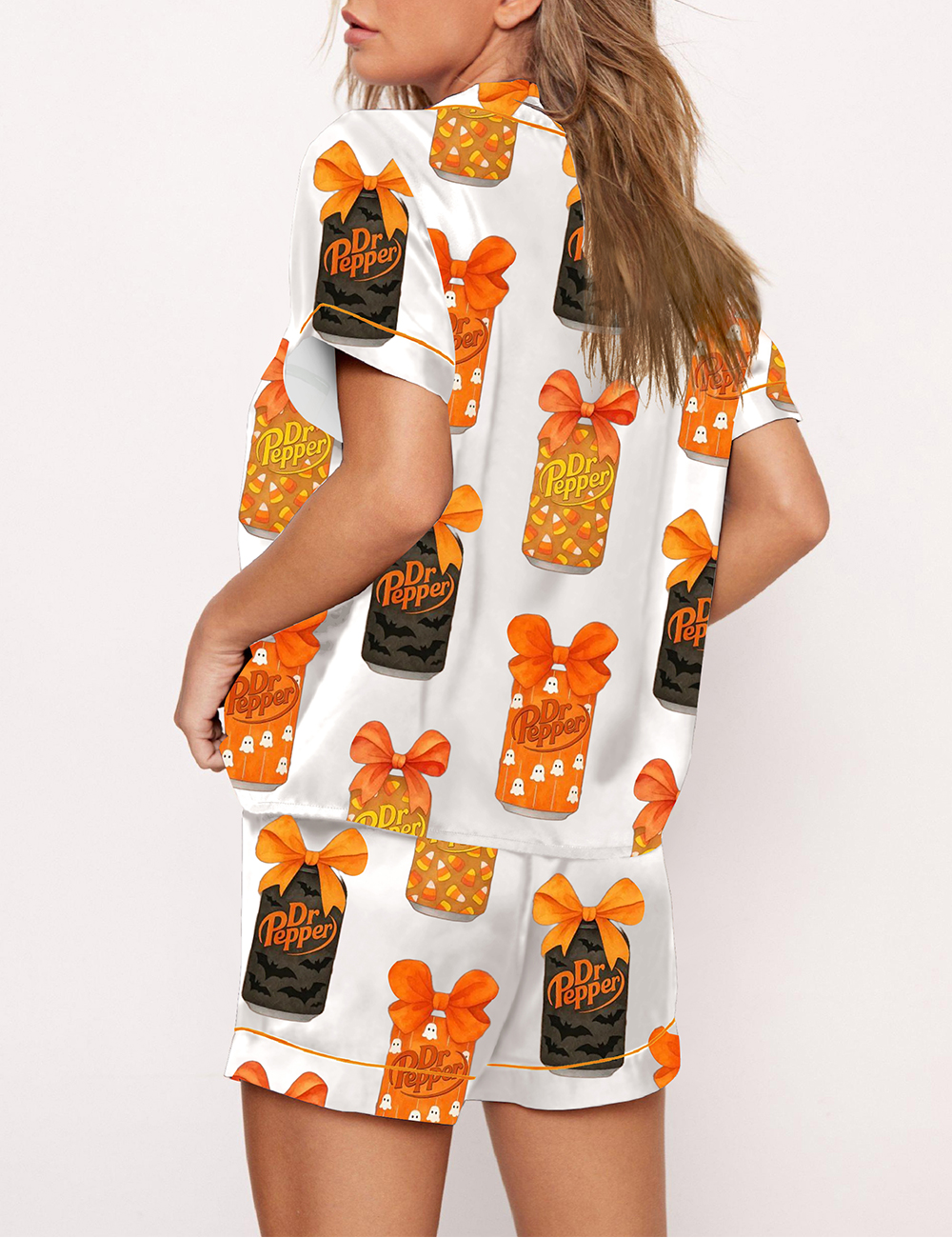 Women’s Halloween Dr Pepper Coquette Pajama Set