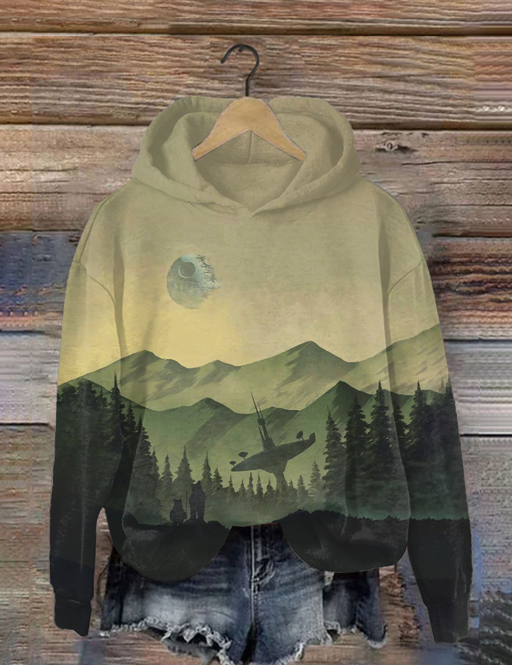 Star Wars Endor Art Hoodie