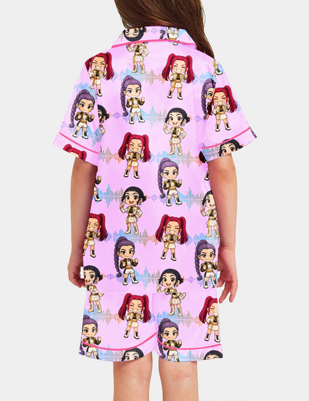 Kid's KPop Hunters Huntrix Satin Pajama Set