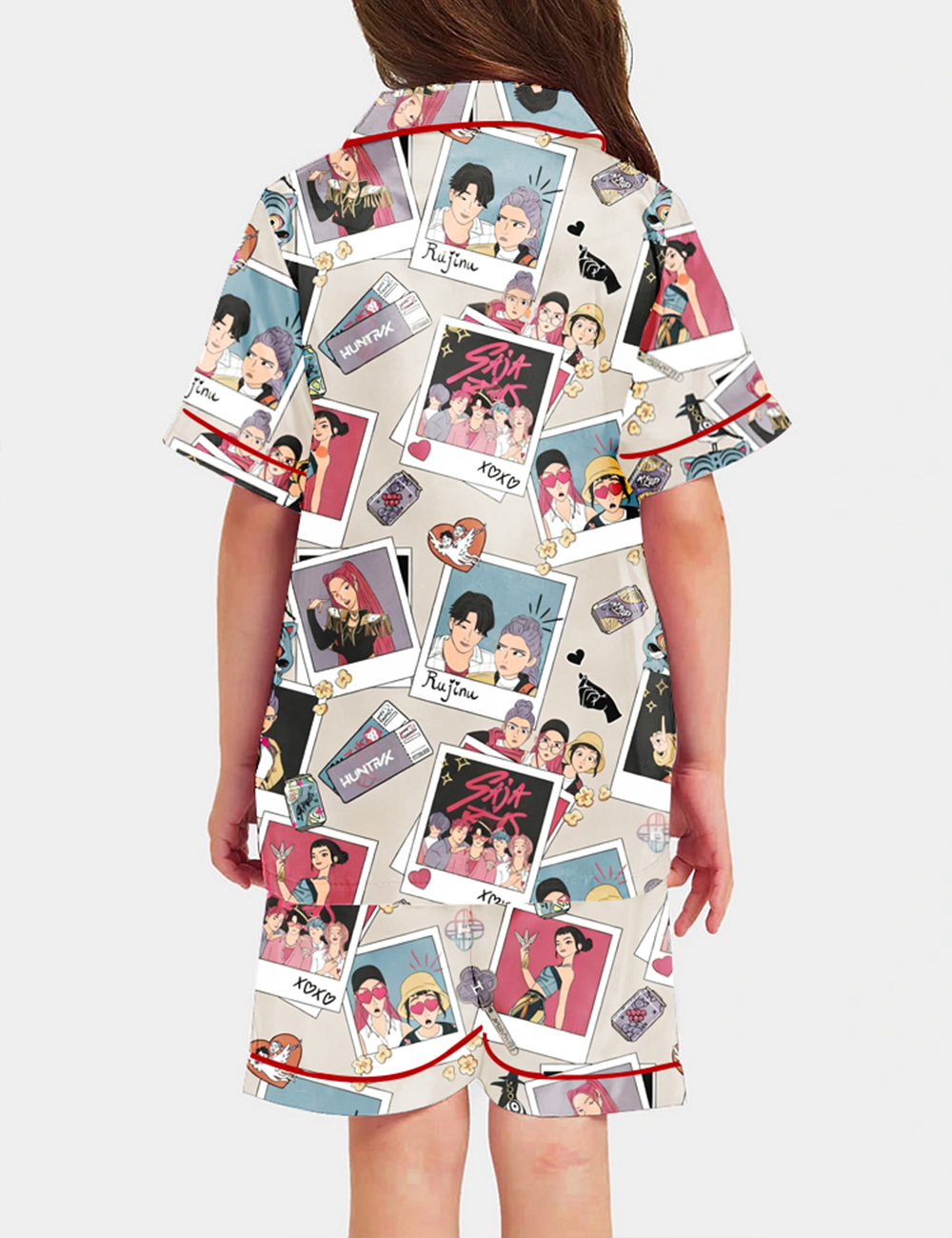 Kid's K-pop Hunters Satin Pajama Set