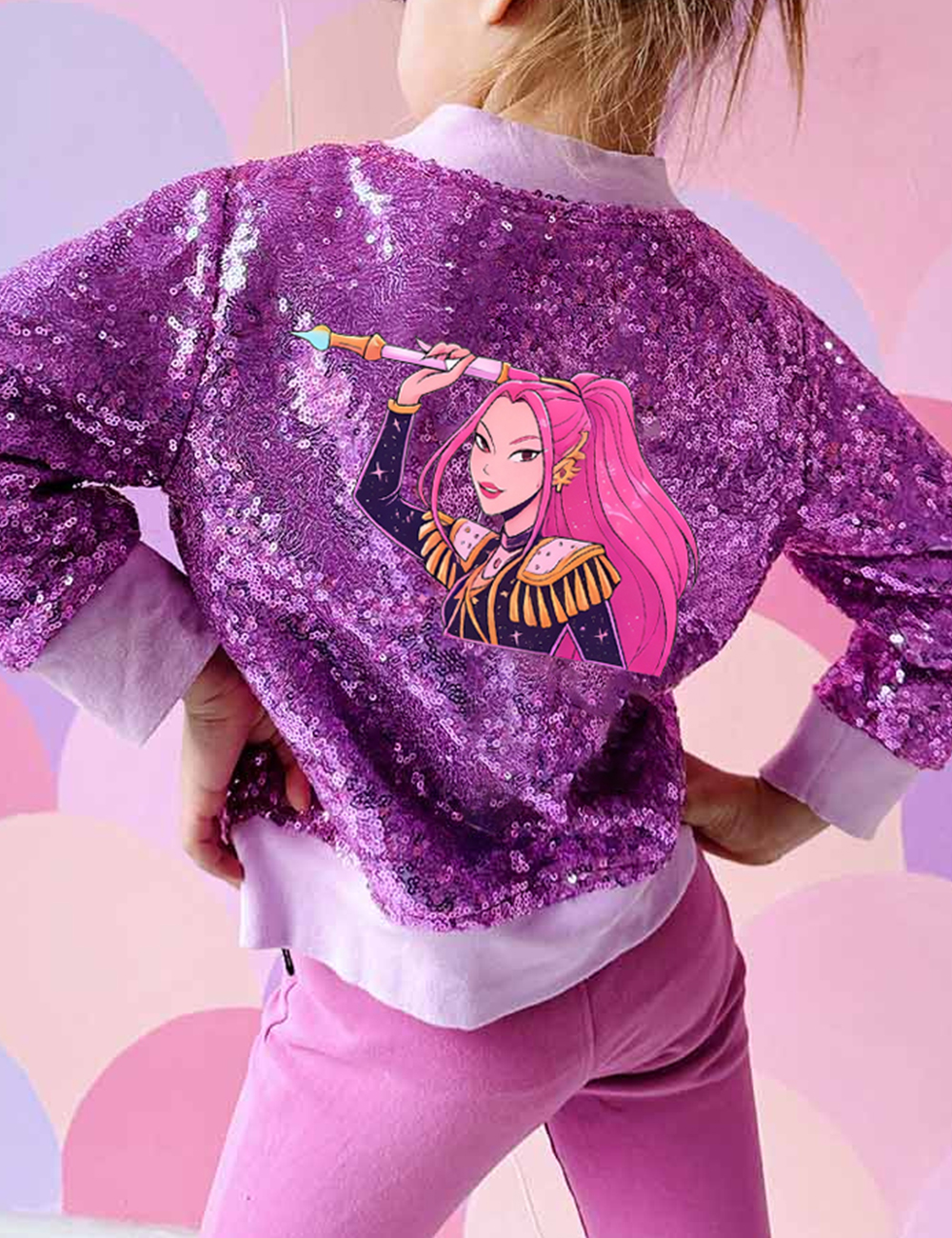 Kid's Huntrix Kpop Demon Hunters Mira Rumi & Zoey Coat