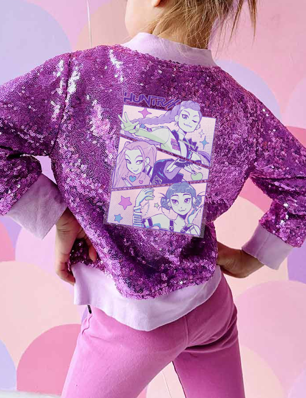 Kid's Kpop Demon Hunters Huntrix Theme Coat