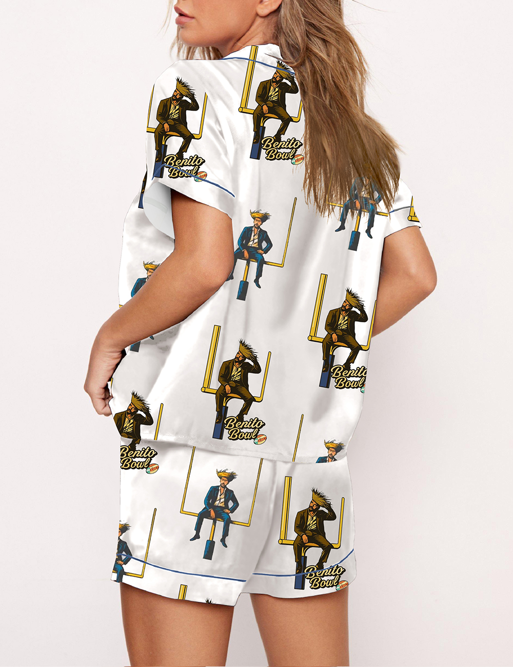 Women's Benito Bowl Puerto Rico Football Pajama Set