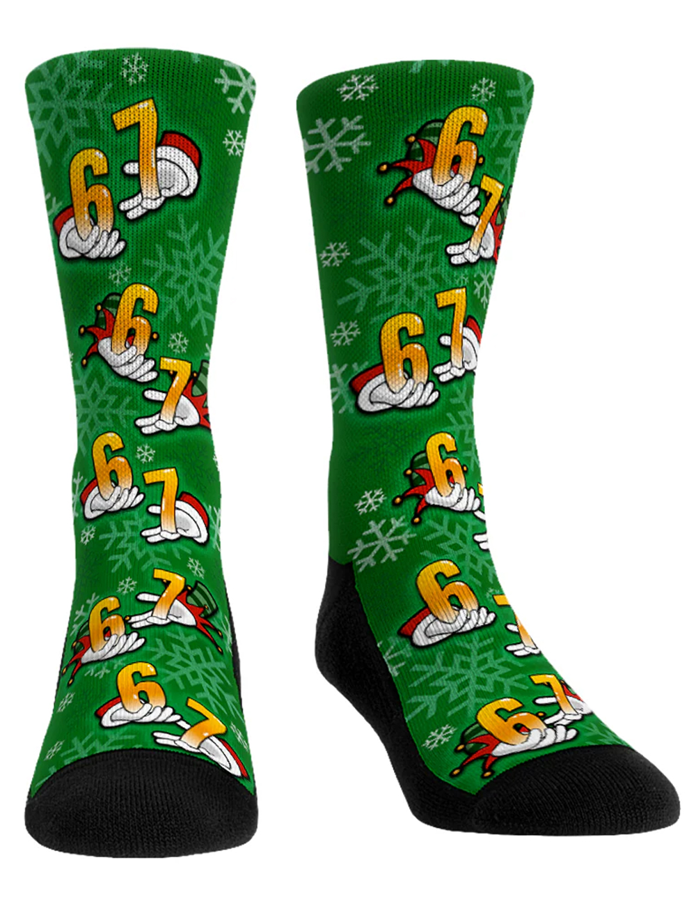 Six Seven 6-7 Fun Meme Tik Tok Gen Alpha Aura Unisex Crew Socks