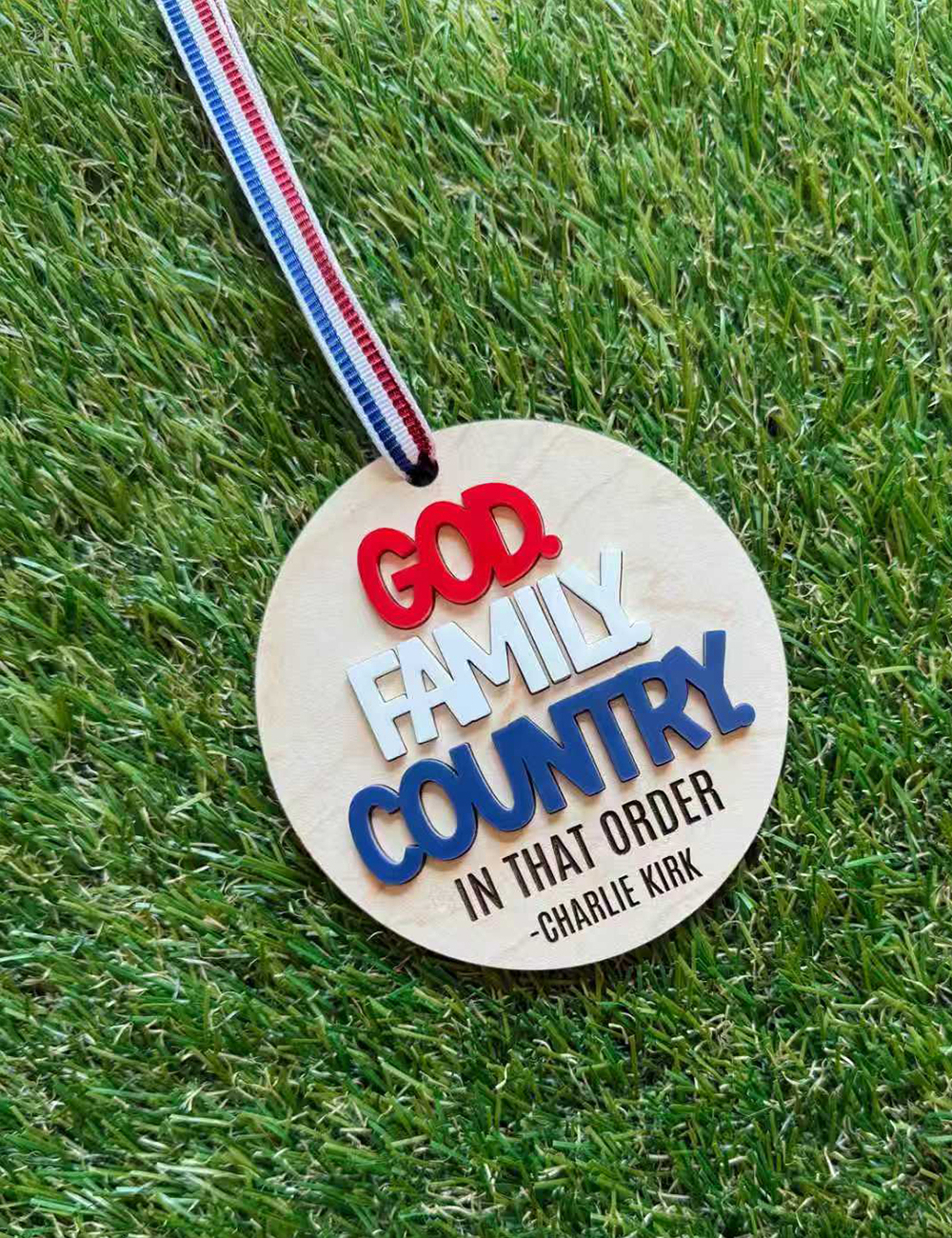 God Family Country Ornament