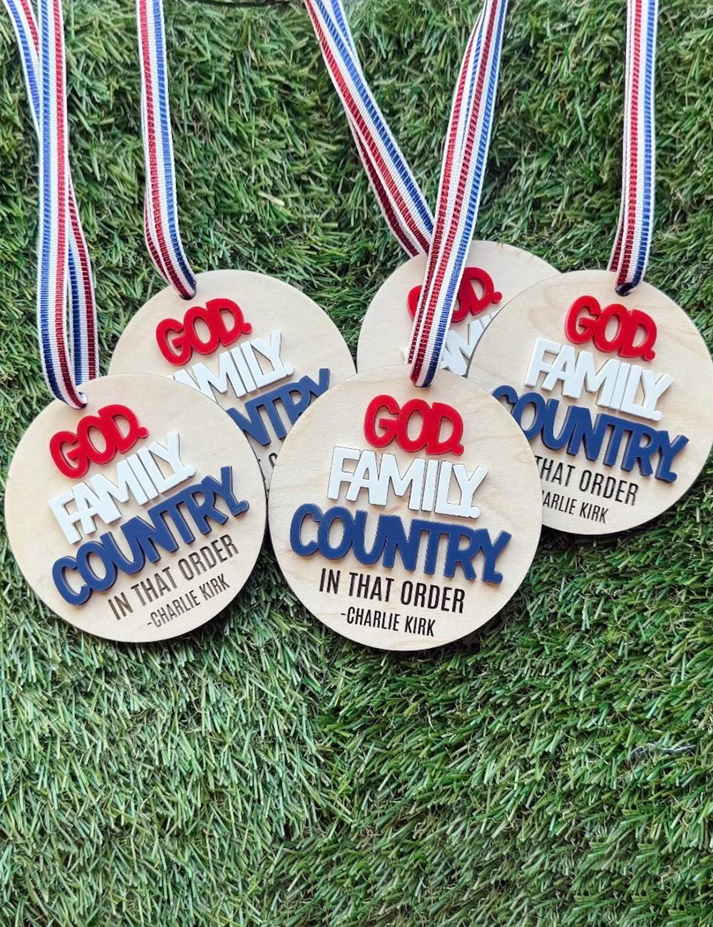 God Family Country Ornament