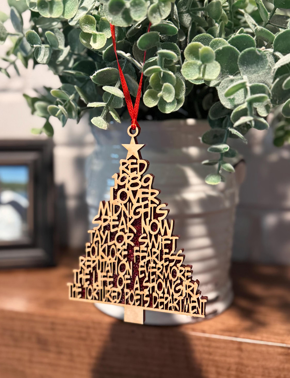 Swiftie Christmas Ornament