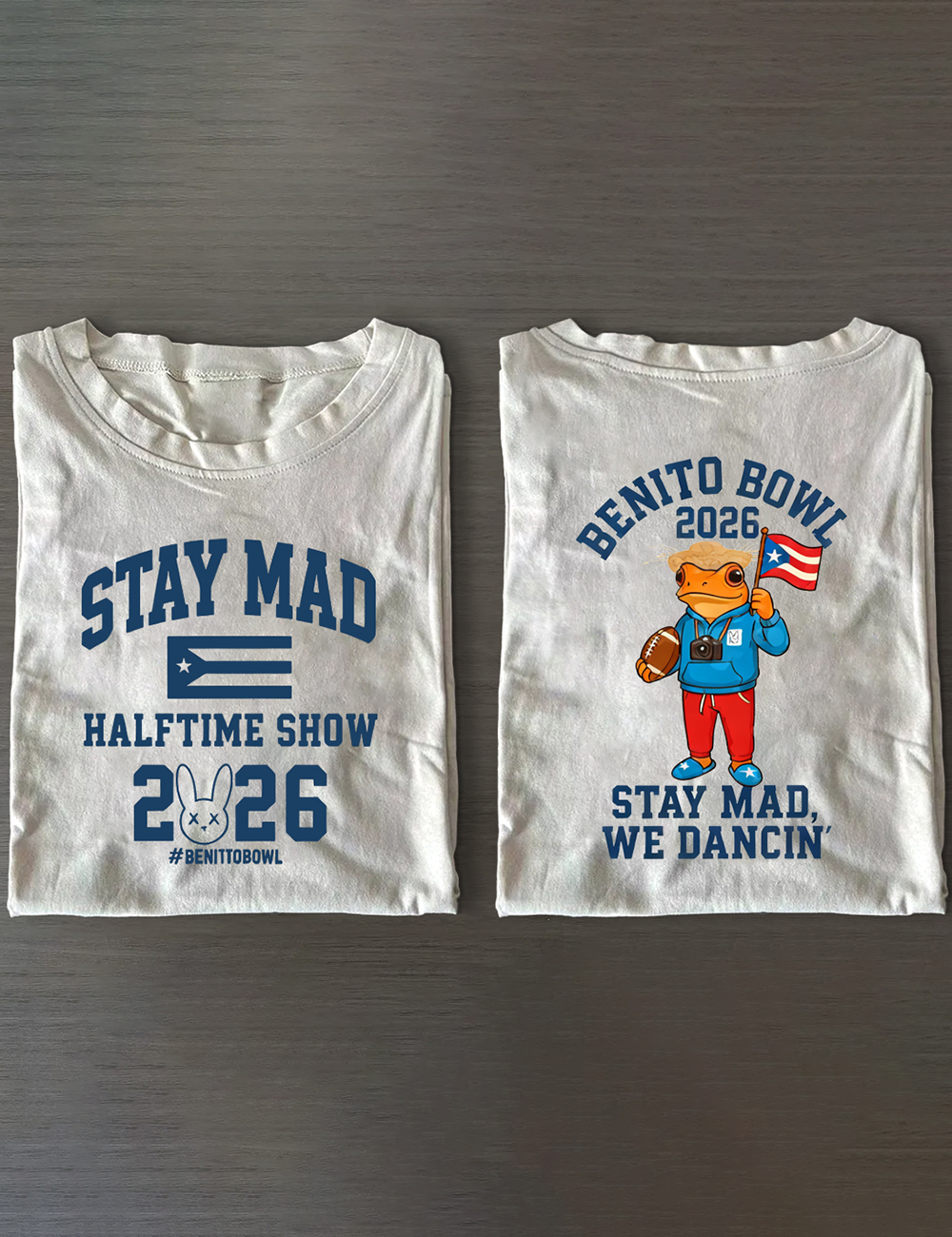 Bad Bunny Benito Bowl 2026 Puerto Rican Pride T-Shirt