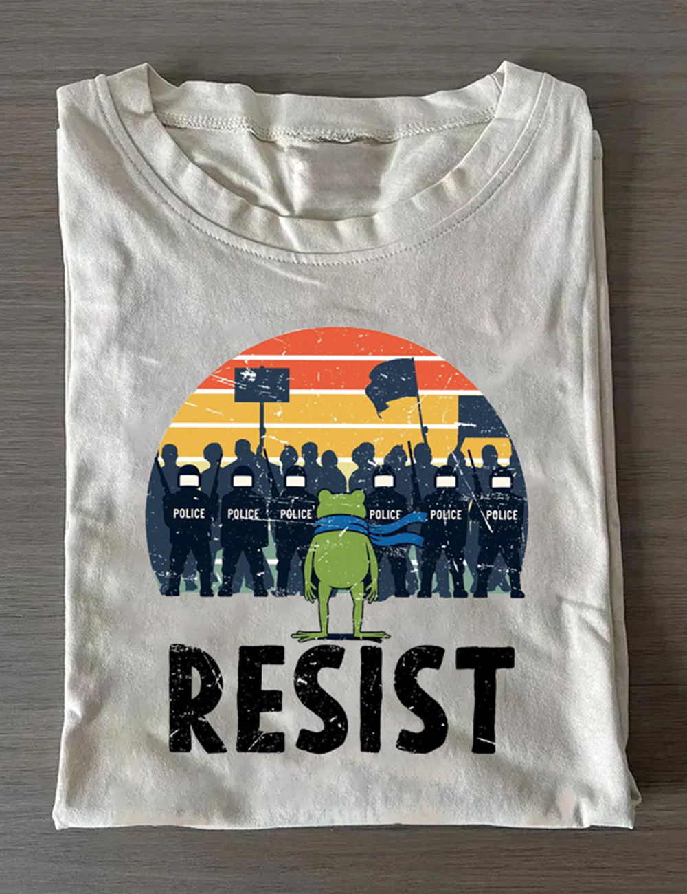 Portland Frog Protester T-Shirt