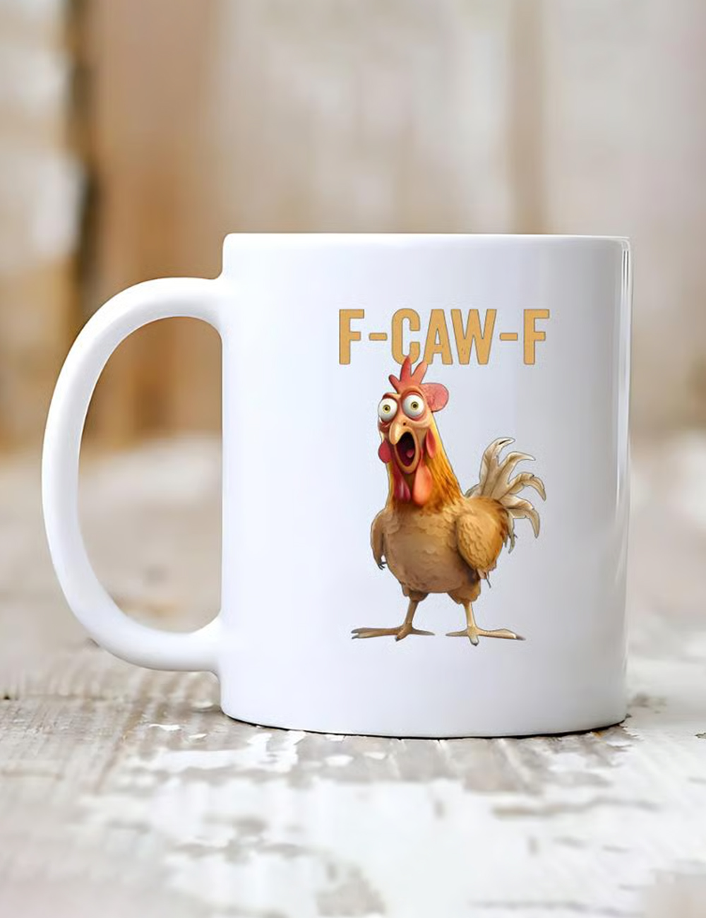 F-Caw-F Funny Sassy Raven Rooster Mug