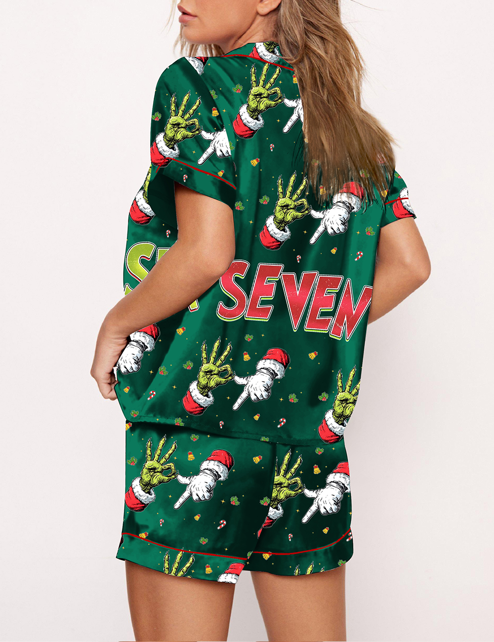 Women's Trending Six Seven Christmas Pajama Set