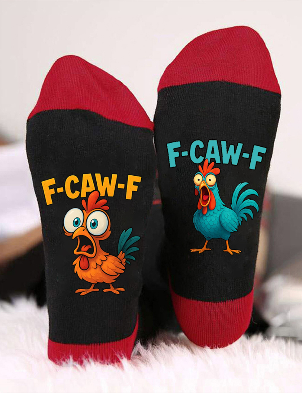 F-Caw-F Chicken Humor Unisex Socks