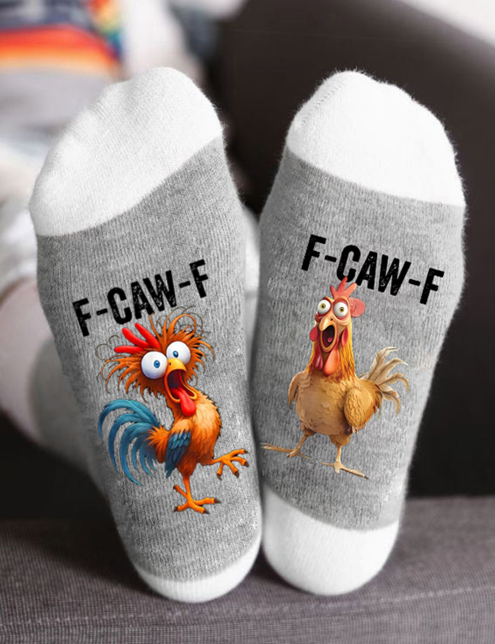 Funny F-Caw-F Chicken Unisex Socks