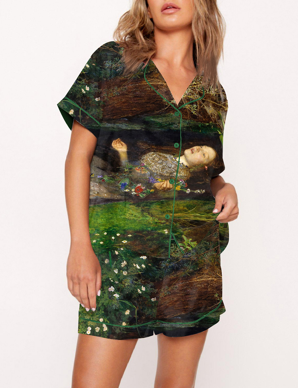 Women's The Fate Of Ophelia Vintage Style Showgirl Pajama Set