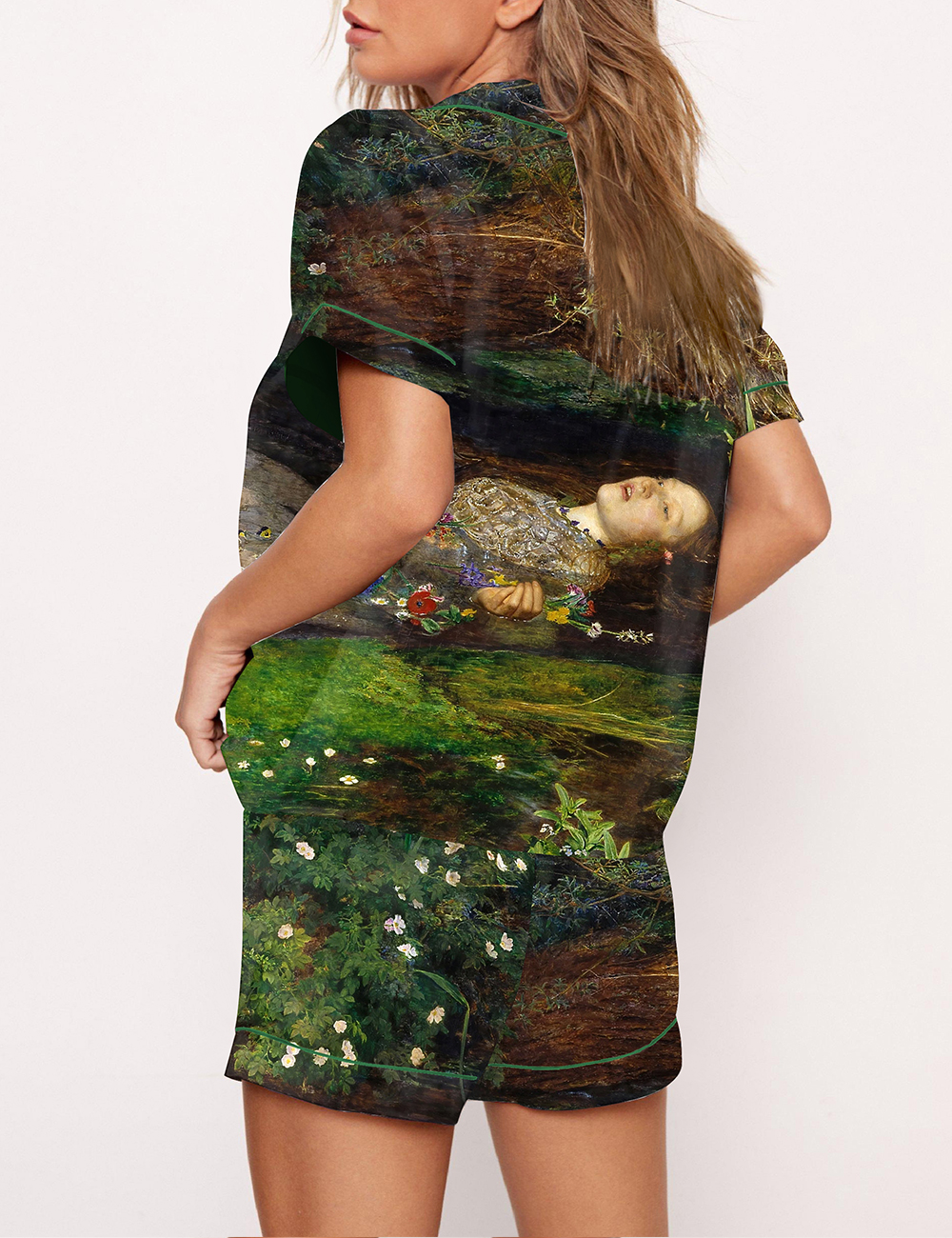 Women's The Fate Of Ophelia Vintage Style Showgirl Pajama Set