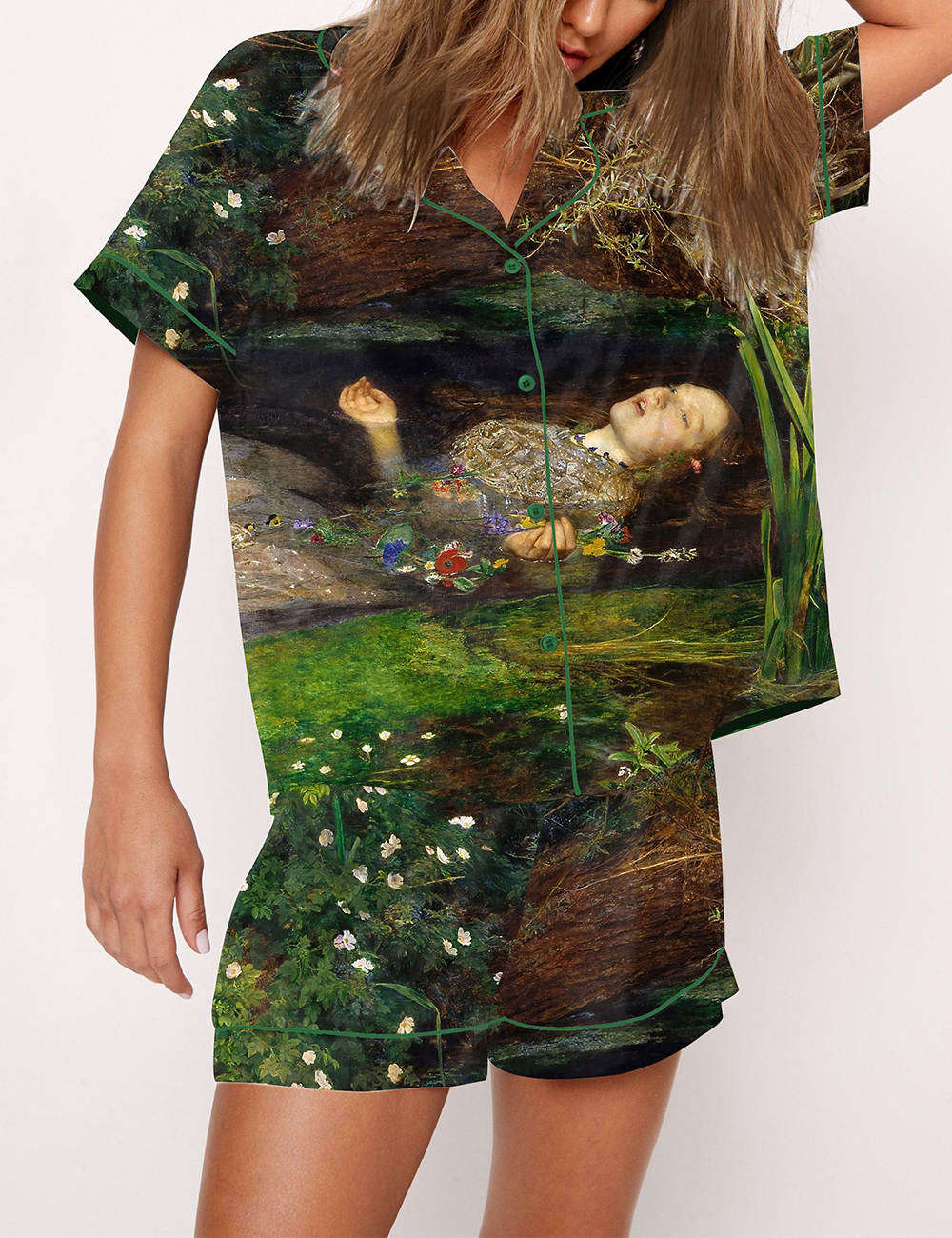 Women's The Fate Of Ophelia Vintage Style Showgirl Pajama Set