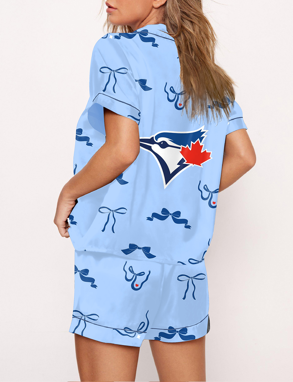 Women's Blue Jays Baseball World Series Pajama Set