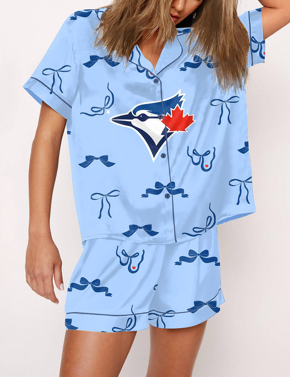 Women's Blue Jays Baseball World Series Pajama Set