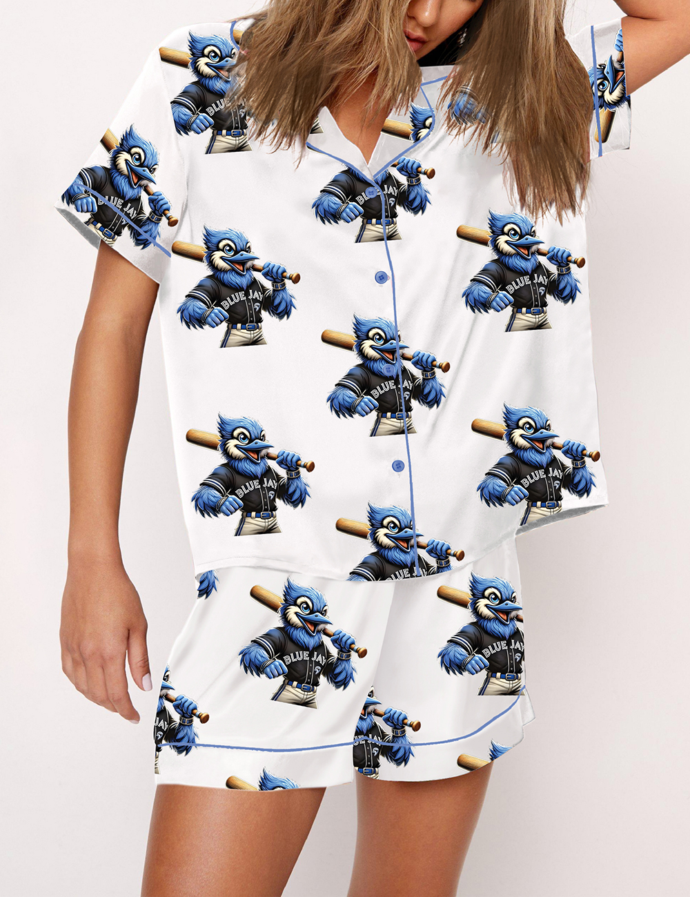 Women's Blue Jays Baseball World Series 2025  Pajama Set