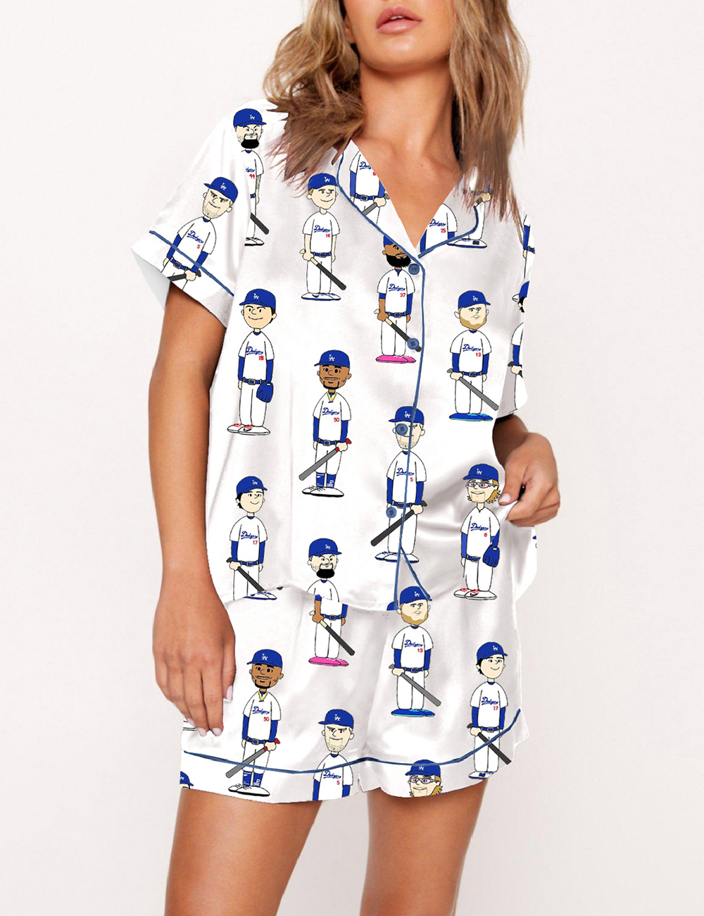 Women's Los Angeles Dodgers Baseball World Series Champions Pajama Set