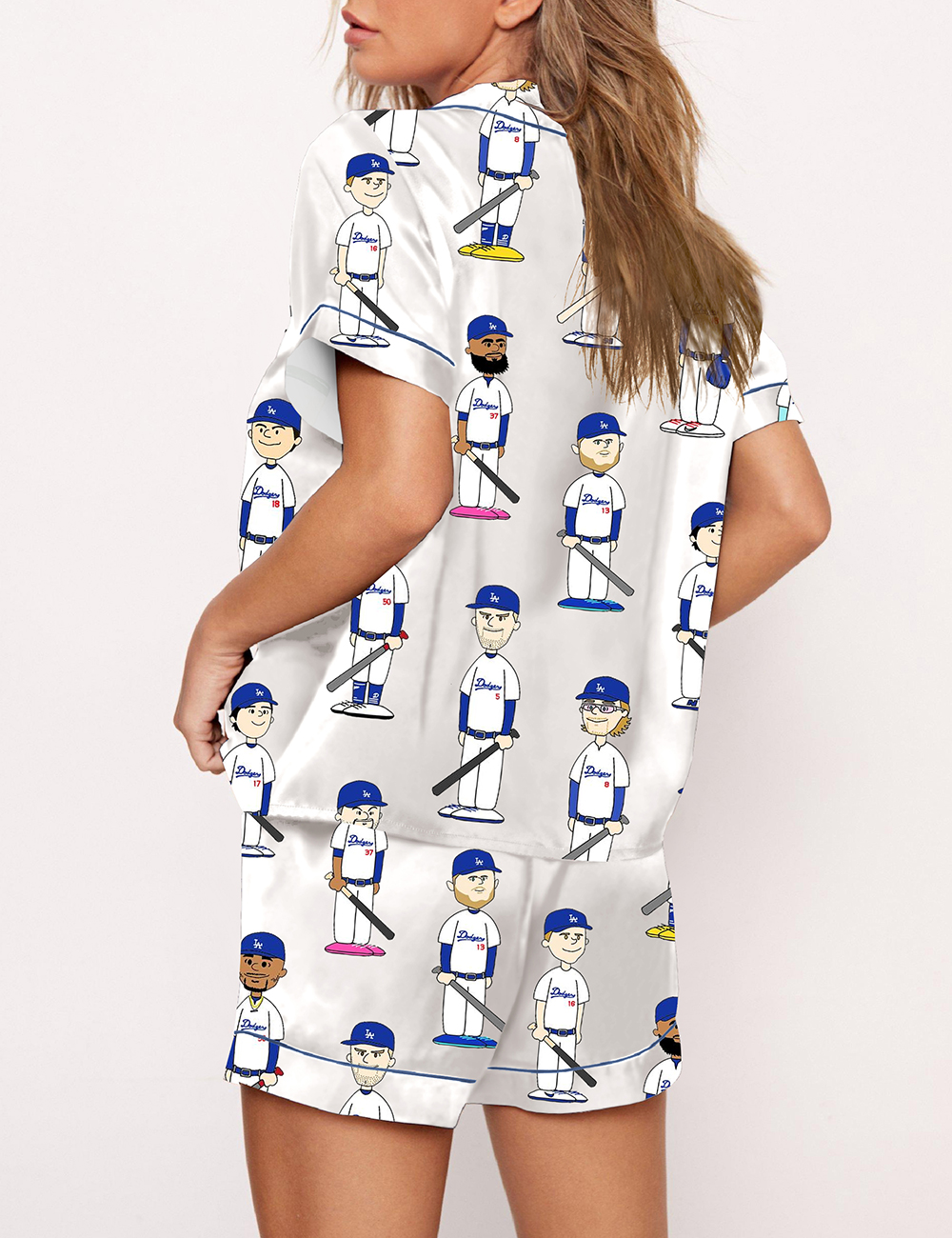 Women's Los Angeles Dodgers Baseball World Series Champions Pajama Set