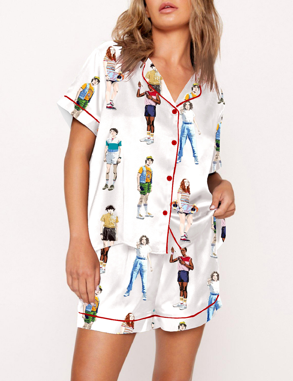Women's Stranger Things Friends Don't Lie Pajama Set