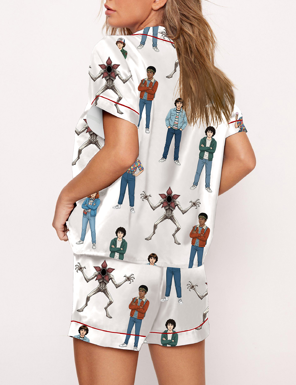 Women's Stranger Things Stanger Characters Pajama Set
