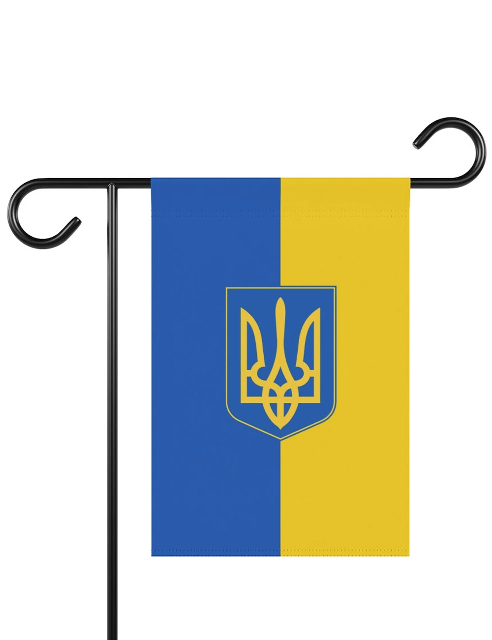 We Stand with Ukraine Garden Flag