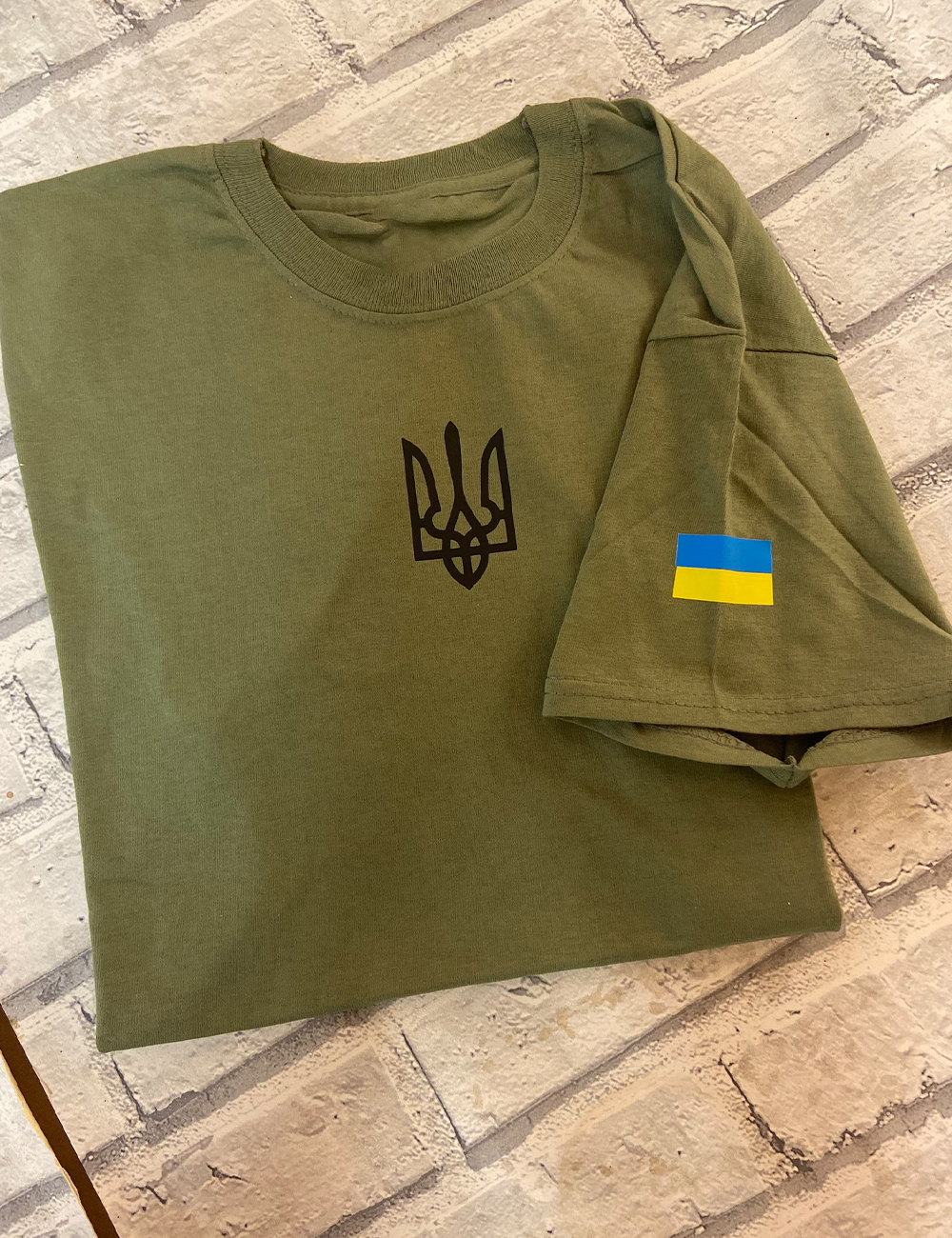 We Stand with Ukraine Stop UKR War Ukraine Trident Print T-Shirt