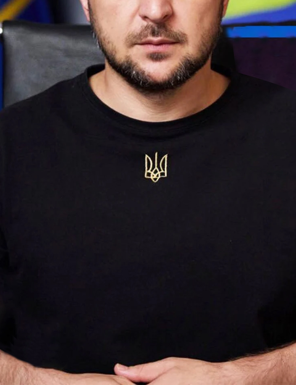 Men's Stand With Ukraine Print T-Shirt