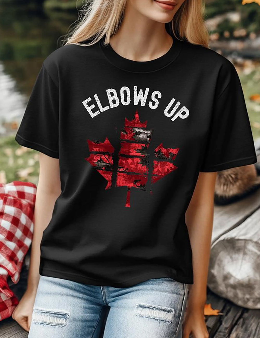 Canada Strong Elbows Up Canada Not for Sale Unisex T-shirt