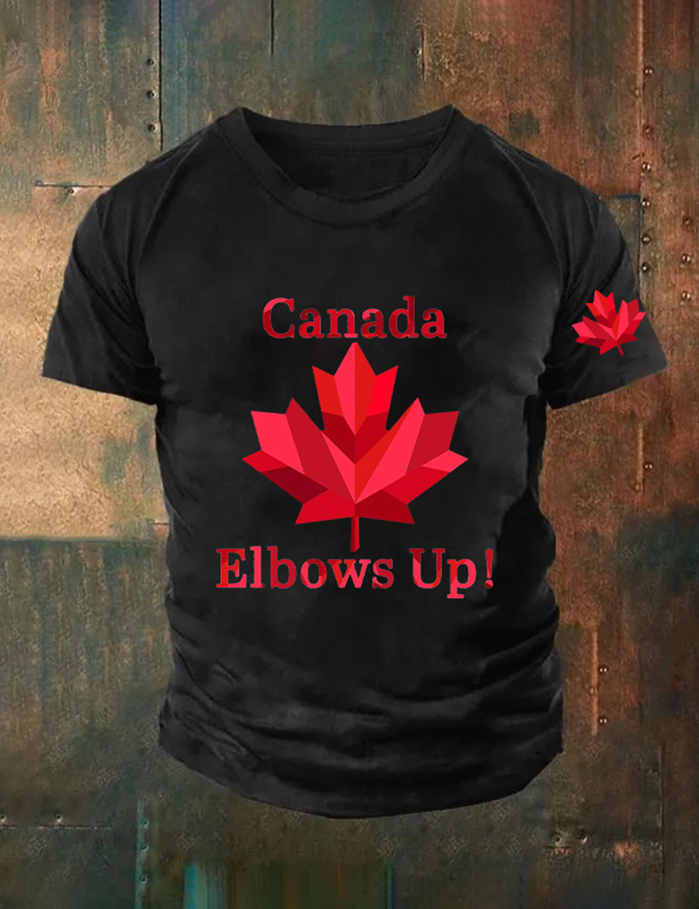 Canada Strong Elbows Up Maple Leaf Proud Canadian T-shirt