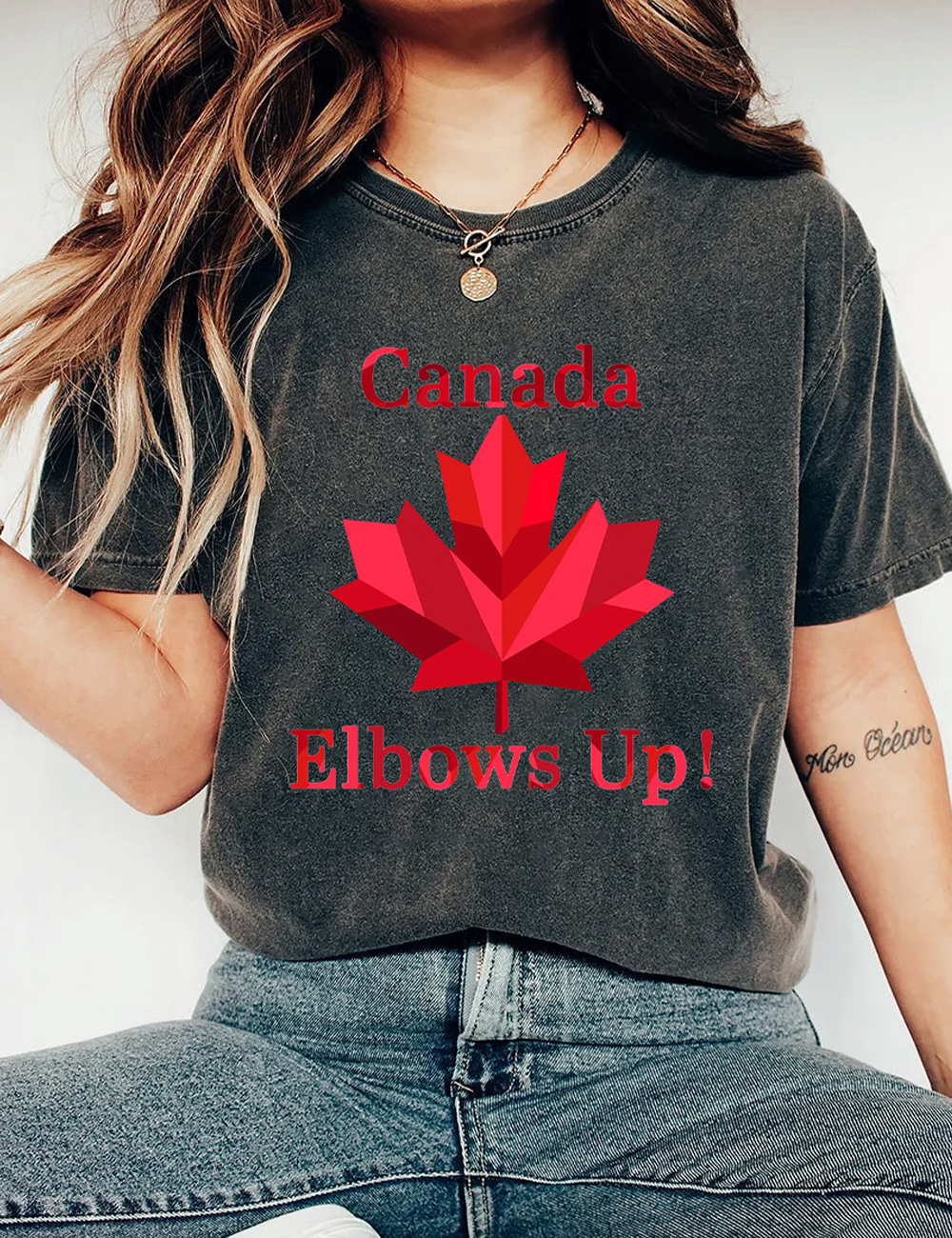 Elbows Up Canada Strong Canada Not for Sale T-shirt