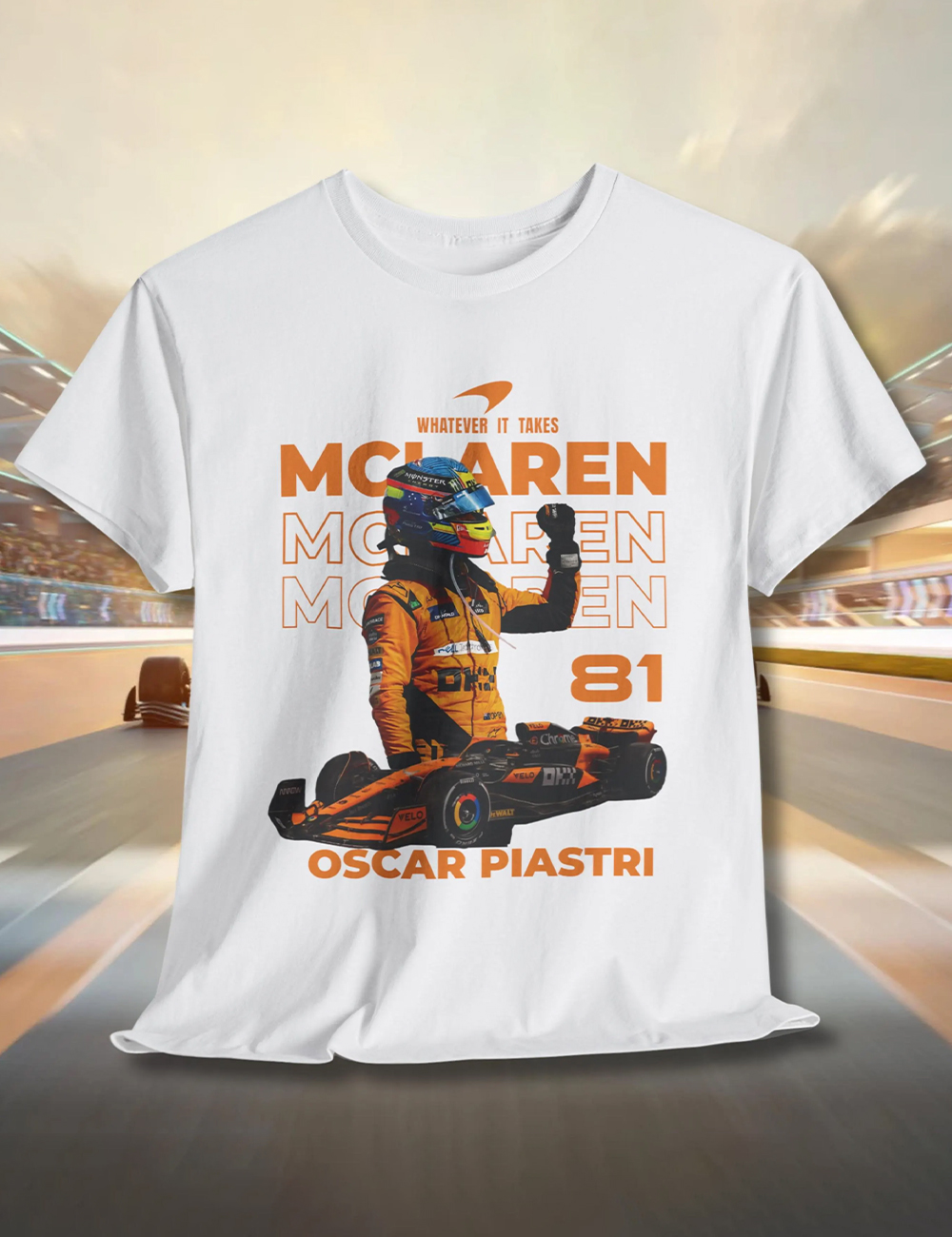 McLaren Oscar Piastri F1 Racing Fan Gift T-Shirt